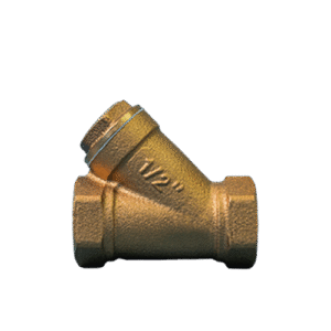 รูปวาล์วกรอง VALOR V302 ตัวเรือนทองแดง ตะแกรง SS