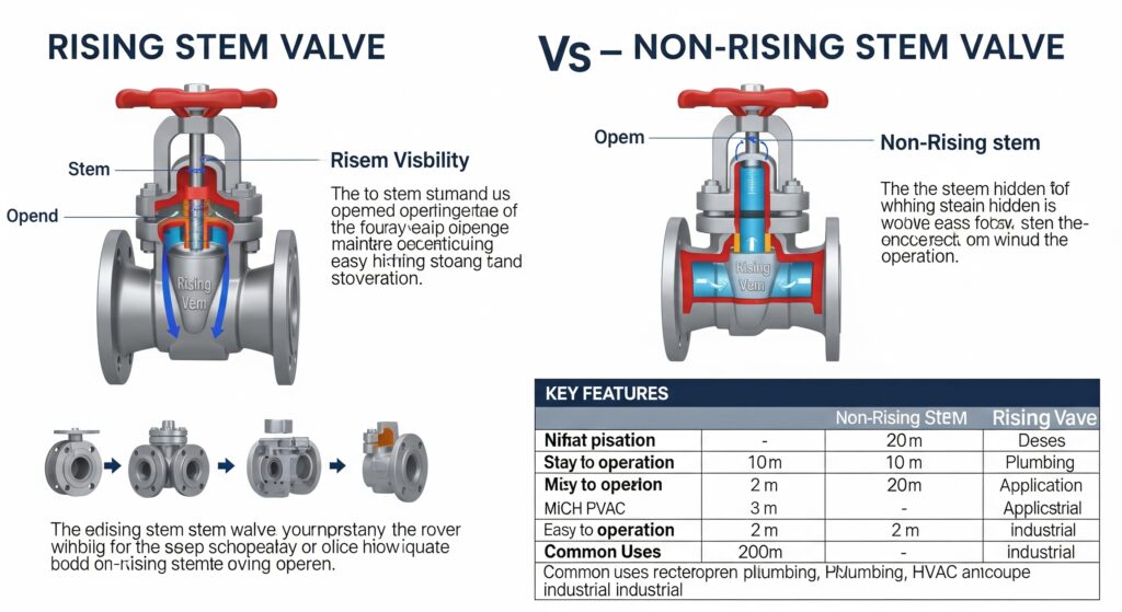 Rising Stem กับ Non-Rising Stem