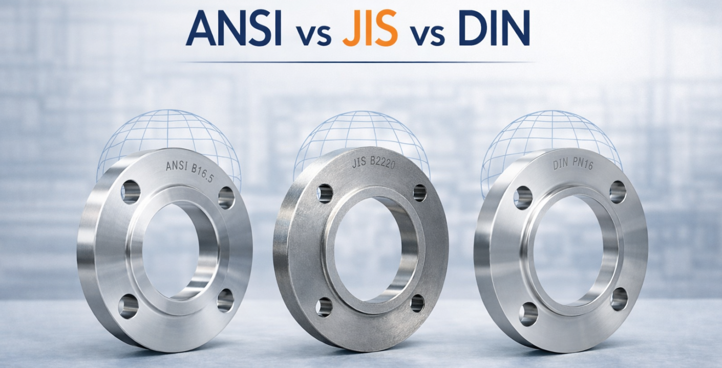ANSI vs JIS vs DIN: เจาะลึกมาตรฐานหน้าแปลนวาล์ว เลือกอย่างไรไม่ให้พลาด!